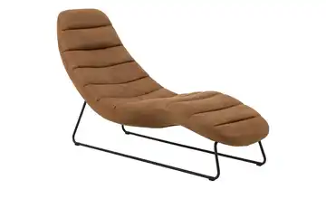 Relaxliege Chaplin Cognacbraun