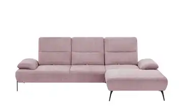 switch Ecksofa Cesar Flieder rechts Flachgewebe grob