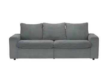Big Sofa Kini Grau Cordstoff