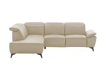 uno Ecksofa Belfast links Leder Ecru Grundfunktion