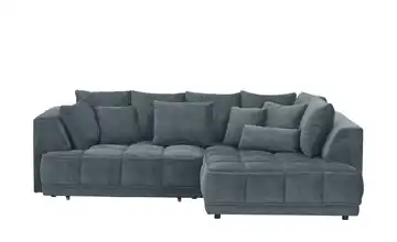switch Ecksofa Tiga Anthrazit rechts Erweiterte Funktion Mikrofaser in Velours-Optik