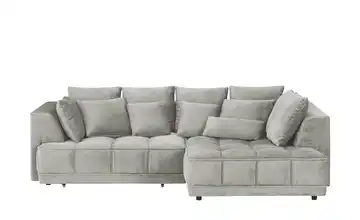 switch Ecksofa Tiga Greige rechts Erweiterte Funktion Mikrofaser in Velours-Optik