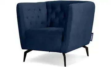 KONSIMO Sessel Cordi Marineblau