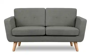 KONSIMO Einzelsofa Tagio Grau Chenille
