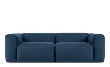 KONSIMO Einzelsofa Buffo Cordstoff Mitternachtsblau 4 250 cm