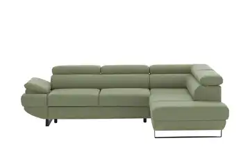 switch Ecksofa Gio Grundfunktion Grün rechts