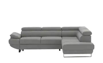 switch Ecksofa Gio Grundfunktion Grau rechts