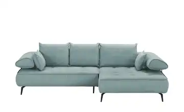 switch Ecksofa Seledo Türkis rechts ohne