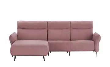 switch Ecksofa Stelvio Erweiterte Funktion links Rosa