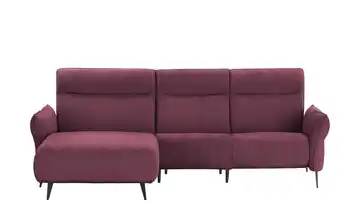switch Ecksofa Stelvio Erweiterte Funktion links Bordeauxrot