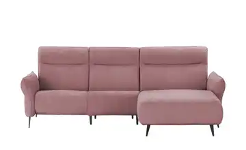 switch Ecksofa Stelvio Grundfunktion rechts Rosa