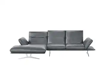 KOINOR Ecksofa Echtleder Francis Graphit links 2