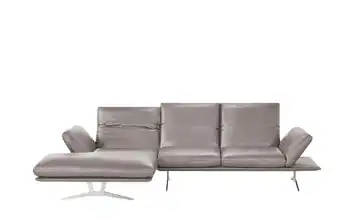 KOINOR Ecksofa Echtleder Francis Braun links 2