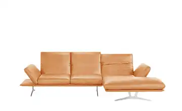 KOINOR Ecksofa Echtleder Francis Goldfarben rechts 2