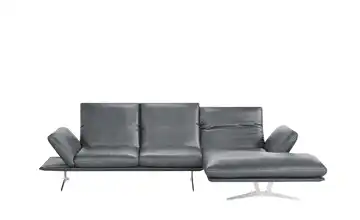 KOINOR Ecksofa Echtleder Francis Graphit rechts 2