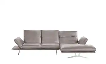 KOINOR Ecksofa Echtleder Francis Braun rechts 2