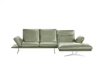 KOINOR Ecksofa Echtleder Francis Grün rechts 2