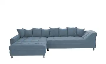 smart Ecksofa Hanalie links Denimblau