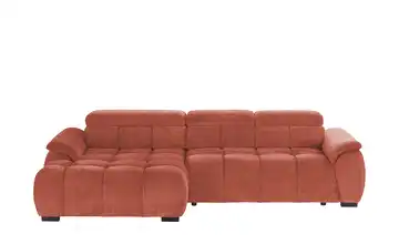 switch Ecksofa Alvin links Rostrot