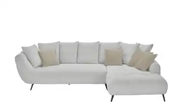 bobb Ecksofa Bellani III rechts Silbergrau
