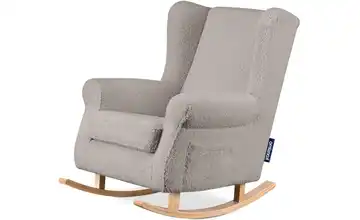 KONSIMO Schaukelsessel Tules Dunkelbeige
