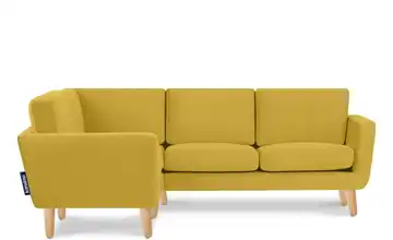 KONSIMO Ecksofa Tagio Gelb links