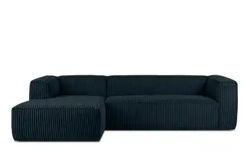 KONSIMO Ecksofa Ferox Dunkelblau links