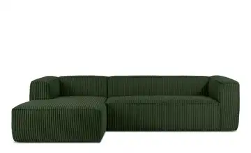 KONSIMO Ecksofa Ferox Dunkelgrün links