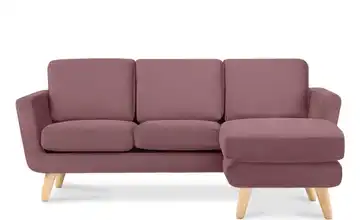 KONSIMO Ecksofa Tagio Pink rechts