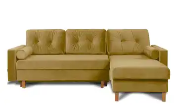 KONSIMO Ecksofa Eriso Gelb