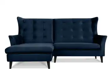 KONSIMO Ecksofa Salis Marineblau links