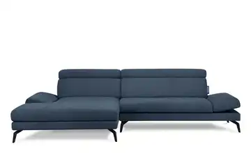 KONSIMO Ecksofa Renar Marineblau links