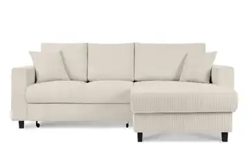 KONSIMO Ecksofa Egret Creme rechts