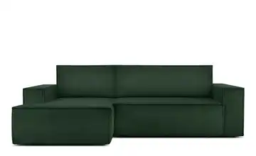 KONSIMO Ecksofa Napi Dunkelgrün links