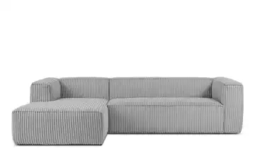 KONSIMO Ecksofa Ferox Hellgrau links