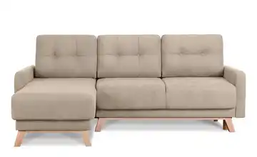 KONSIMO Ecksofa Visna Beige links