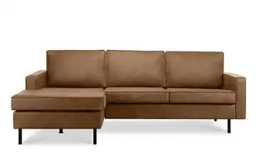 KONSIMO Ecksofa Invia Braun links