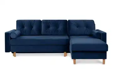 KONSIMO Ecksofa Eriso Mitternachtsblau