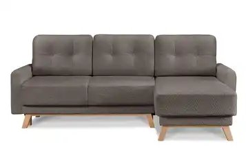 KONSIMO Ecksofa Visna Braun rechts