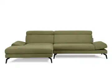 KONSIMO Ecksofa Renar Grün links