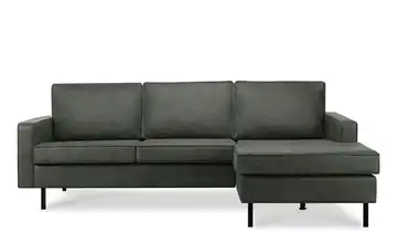 KONSIMO Ecksofa Invia Dunkelgrau rechts