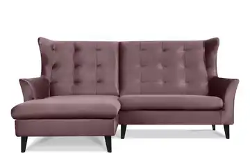 KONSIMO Ecksofa Salis Rosa links
