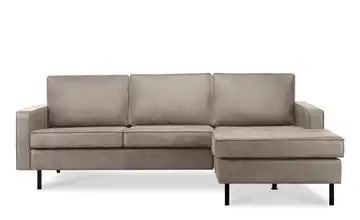 KONSIMO Ecksofa Invia Hellgrau rechts