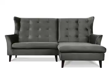 KONSIMO Ecksofa Salis Grau rechts
