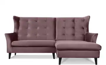 KONSIMO Ecksofa Salis Rosa rechts