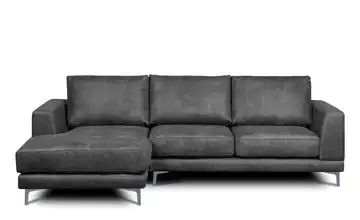 KONSIMO Ecksofa Holco Dunkelgrau links