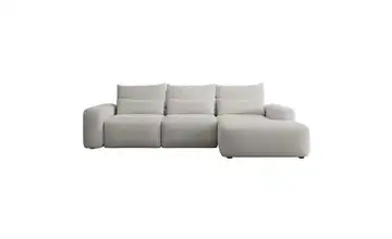 Selsey Ecksofa mit Schlaffunktion Carnos Grau rechts