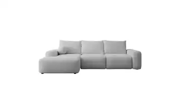Selsey Ecksofa mit Schlaffunktion Carnos Grau links