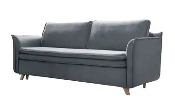 Miuform Einzelsofa mit Schlaffunktion Charming Charlie Grau