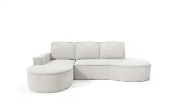 Ecksofa Flow Cremeweiß links